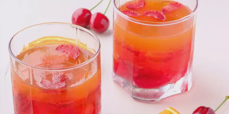 Cocktail pamplemousse et cerise 🍒