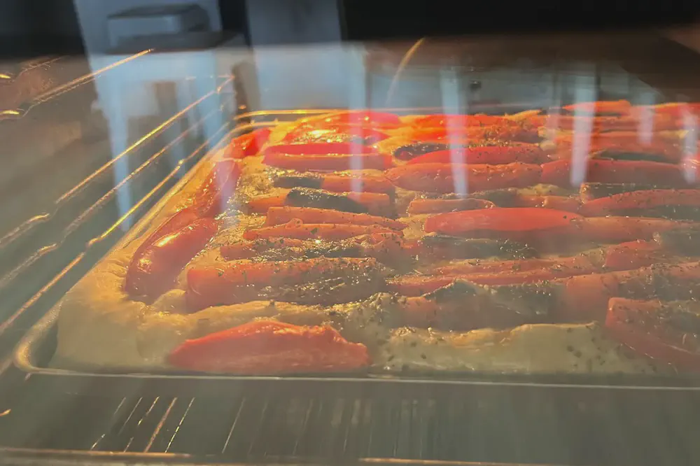 Focaccia tomates et anchois simplissime