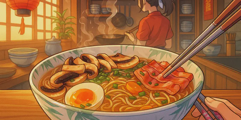 Ramen comme dans un film de Miyazaki 🍜